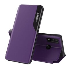 Eco Leather View Case elegant bookcase type case with kickstand for Huawei P40 Lite purple (Purpurowy) hind ja info | Telefoni kaaned, ümbrised | kaup24.ee