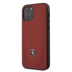 Ferrari FEOGOHCP12MRE iPhone 12/12 Pro 6,1" czerwony/red hardcase Off Track Perforated цена и информация | Чехлы для телефонов | kaup24.ee