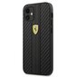 Ferrari FESNECHCP12SBK iPhone 12 mini 5,4" czarny/black hardcase On Track PU Carbon цена и информация | Telefoni kaaned, ümbrised | kaup24.ee