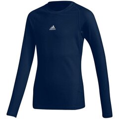 Laste T-särk Adidas Alphaskin Sport LS Tee JUNIOR CW7322, tumesinine hind ja info | Jalgpalli varustus ja riided | kaup24.ee