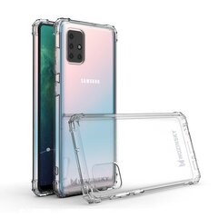 Wozinsky Anti Shock durable case with Military Grade Protection for Samsung Galaxy M51 transparent цена и информация | Чехлы для телефонов | kaup24.ee