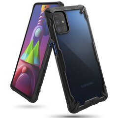 Ringke Fusion X durable PC Case with TPU Bumper for Samsung Galaxy M51 black (FUSG0065) (Black) цена и информация | Чехлы для телефонов | kaup24.ee