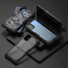 Ringke Fusion X durable PC Case with TPU Bumper for Samsung Galaxy M51 black (FUSG0065) (Black) hind ja info | Telefoni kaaned, ümbrised | kaup24.ee