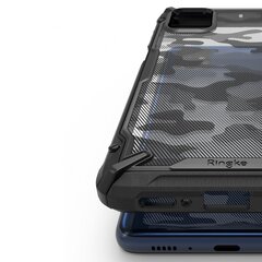 Ringke Fusion X Design durable PC Case with TPU Bumper for Samsung Galaxy M51 Camo Black (XDSG0043) (Czarny Camo Black) цена и информация | Чехлы для телефонов | kaup24.ee