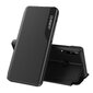 Eco Leather View Case elegant bookcase type case with kickstand for Huawei P40 Lite E black (Black) цена и информация | Telefoni kaaned, ümbrised | kaup24.ee