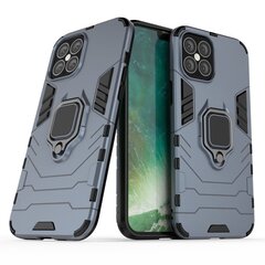Ring Armor Case Kickstand Tough Rugged Cover for iPhone 12 Pro Max blue (Light blue || Niebieski) цена и информация | Чехлы для телефонов | kaup24.ee