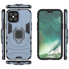 Ring Armor Case Kickstand Tough Rugged Cover for iPhone 12 Pro Max blue (Light blue || Niebieski) hind ja info | Telefoni kaaned, ümbrised | kaup24.ee