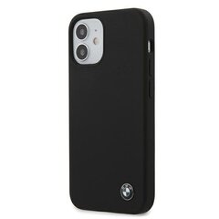 Case BMW BMHCP12SSILBK iPhone 12 mini 5.4 &quot;black / black hardcase Silicone Signature цена и информация | Чехлы для телефонов | kaup24.ee