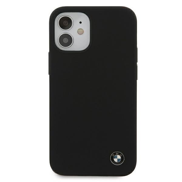 Case BMW BMHCP12SSILBK iPhone 12 mini 5.4 &quot;black / black hardcase Silicone Signature hind ja info | Telefoni kaaned, ümbrised | kaup24.ee