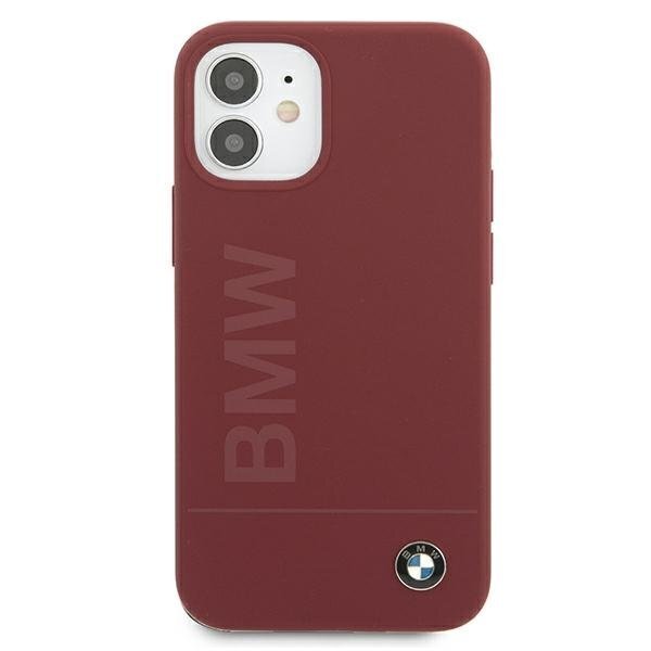 Case BMW BMHCP12SSLBLRE iPhone 12 mini 5.4 &quot;red / red hardcase Silicone Signature Logo цена и информация | Telefoni kaaned, ümbrised | kaup24.ee