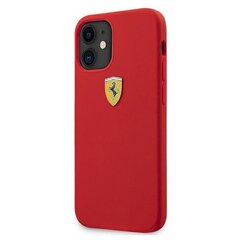 Ferrari FESSIHCP12SRE iPhone 12 mini 5,4" czerwony/red hardcase On Track Silicone hind ja info | Telefoni kaaned, ümbrised | kaup24.ee