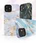 Kingxbar Marble Series case decorated printed marble iPhone 12 mini whiteblue (Biało-niebieski) hind ja info | Telefoni kaaned, ümbrised | kaup24.ee