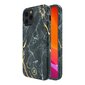 Kingxbar Marble Series case decorated printed marble iPhone 12 mini black (Black) hind ja info | Telefoni kaaned, ümbrised | kaup24.ee