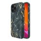 Kingxbar Marble Series case decorated printed marble iPhone 12 mini black (Black) цена и информация | Telefoni kaaned, ümbrised | kaup24.ee