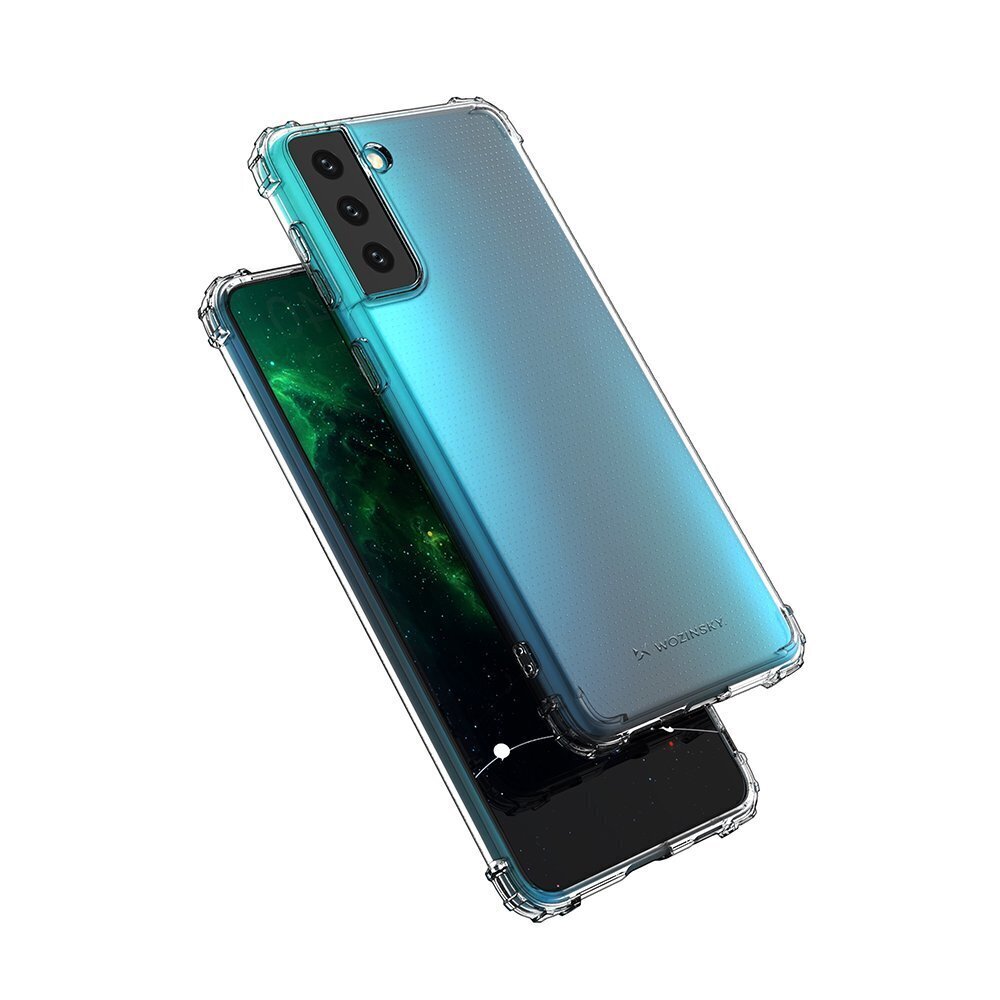 Samsung Galaxy S21+ 5G (S21 Plus 5G) läbipaistev ümbris Wozinsky Anti Shock durable case with Military Grade Protection цена и информация | Telefoni kaaned, ümbrised | kaup24.ee