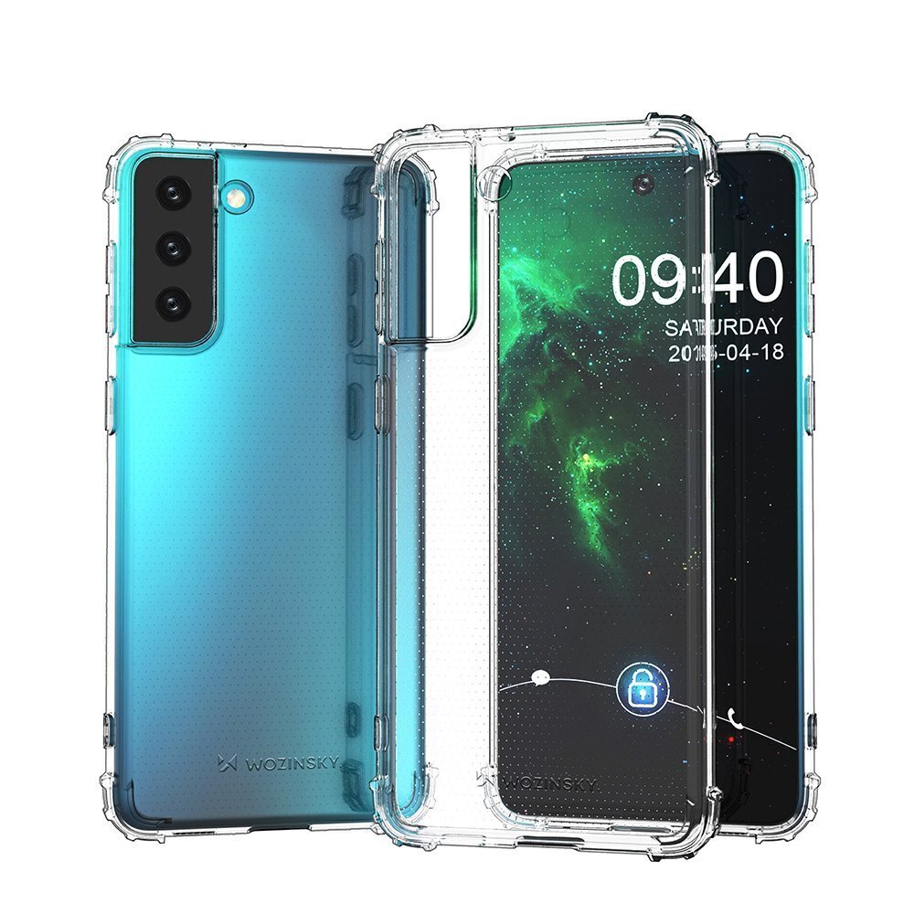 Samsung Galaxy S21+ 5G (S21 Plus 5G) läbipaistev ümbris Wozinsky Anti Shock durable case with Military Grade Protection цена и информация | Telefoni kaaned, ümbrised | kaup24.ee