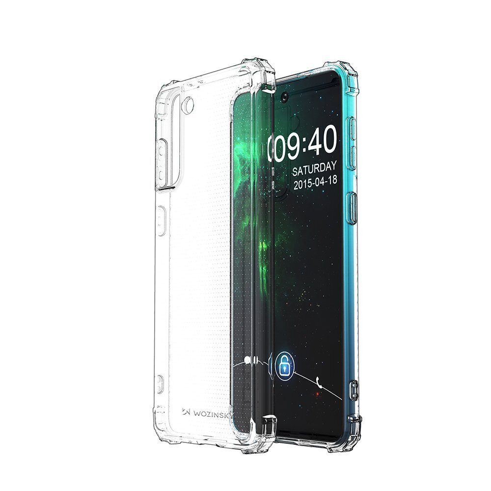 Samsung Galaxy S21+ 5G (S21 Plus 5G) läbipaistev ümbris Wozinsky Anti Shock durable case with Military Grade Protection цена и информация | Telefoni kaaned, ümbrised | kaup24.ee