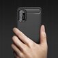 Carbon Case Flexible Cover TPU Case for Xiaomi Poco M3 black цена и информация | Telefoni kaaned, ümbrised | kaup24.ee