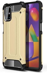 Hybrid Armor Case Tough Rugged Cover for Samsung Galaxy M31s golden (Gold) hind ja info | Telefoni kaaned, ümbrised | kaup24.ee