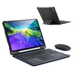 Dux Ducis Touchpad Keyboard Case Tablet Case Wireless Bluetooth Keyboard iPad Air 2020/2022 (iPad Air 4/5) / iPad Pro 11 '' 2021, 2020 / iPad Pro 11 '' (2018) Black hind ja info | Tahvelarvuti kaaned ja kotid | kaup24.ee