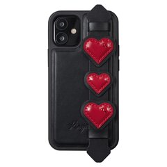 Kingxbar Sweet Series case decorated with original Swarovski crystals iPhone 12 Pro / iPhone 12 black (Black) hind ja info | Telefoni kaaned, ümbrised | kaup24.ee