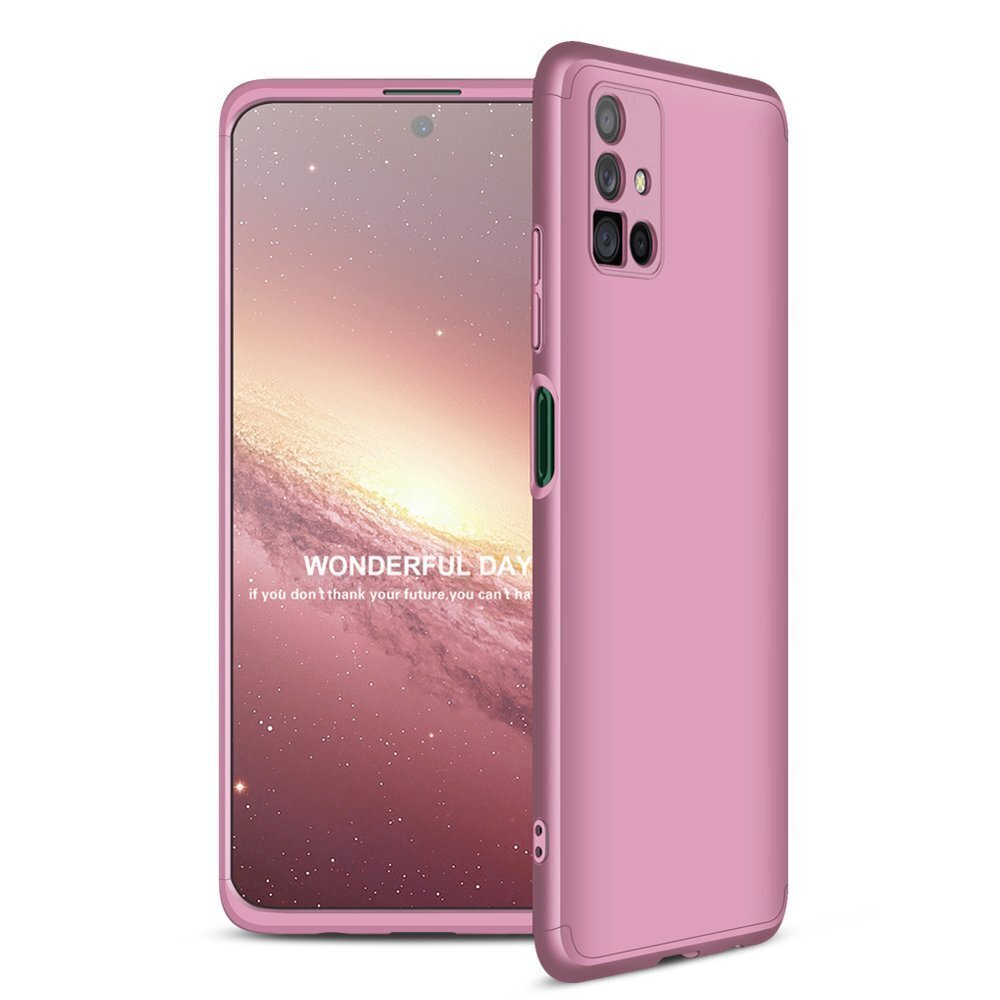 GKK 360 Protection Case Front and Back Case Full Body Cover Samsung Galaxy M51 pink (Pink) hind ja info | Telefoni kaaned, ümbrised | kaup24.ee