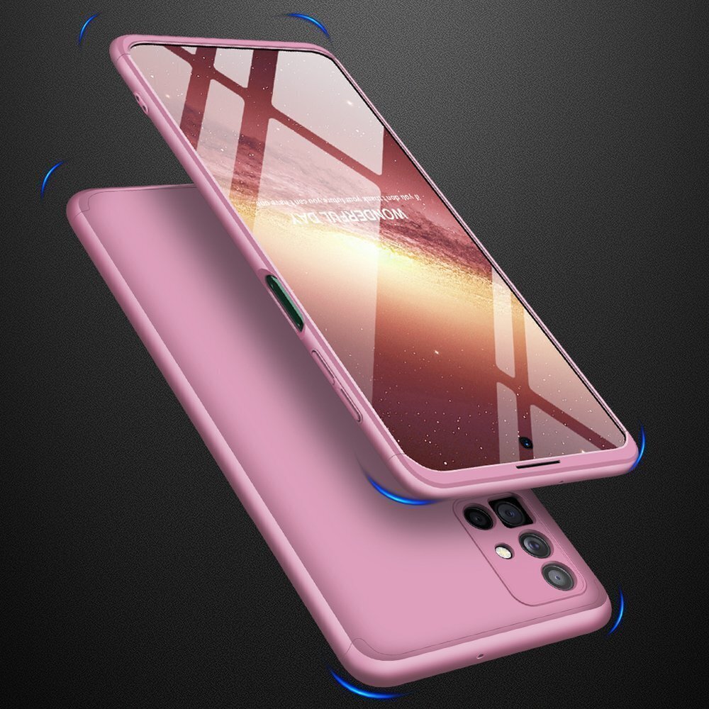 GKK 360 Protection Case Front and Back Case Full Body Cover Samsung Galaxy M51 pink (Pink) hind ja info | Telefoni kaaned, ümbrised | kaup24.ee