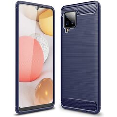 Carbon Case Flexible Cover TPU Case for Samsung Galaxy A42 5G blue (Light blue || Niebieski) цена и информация | Чехлы для телефонов | kaup24.ee