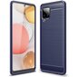 Carbon Case Flexible Cover TPU Case for Samsung Galaxy A42 5G blue (Light blue || Niebieski) цена и информация | Telefoni kaaned, ümbrised | kaup24.ee