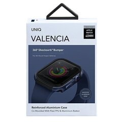 Uniq case for Valencia Apple Watch Series 4/5/6 / SE 40mm. blue / atlantic blue hind ja info | Nutikellade ja nutivõrude tarvikud | kaup24.ee