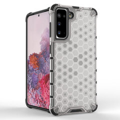 Honeycomb Case armor cover with TPU Bumper for Samsung Galaxy S21 5G transparent (Transparent) цена и информация | Чехлы для телефонов | kaup24.ee