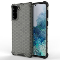 Honeycomb Case armor cover with TPU Bumper for Samsung Galaxy S21+ 5G (S21 Plus 5G) black (Black) цена и информация | Чехлы для телефонов | kaup24.ee