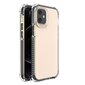 Spring Armor clear TPU gel rugged protective cover with colorful frame for iPhone 12 mini black (Black) цена и информация | Telefoni kaaned, ümbrised | kaup24.ee