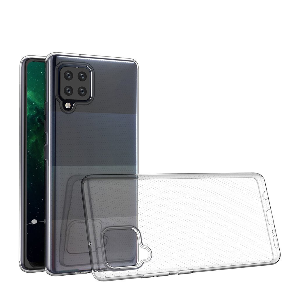 Ultra Clear 0.5mm Case Gel TPU Cover for Samsung Galaxy A12 / Galaxy M12 transparent цена и информация | Telefoni kaaned, ümbrised | kaup24.ee