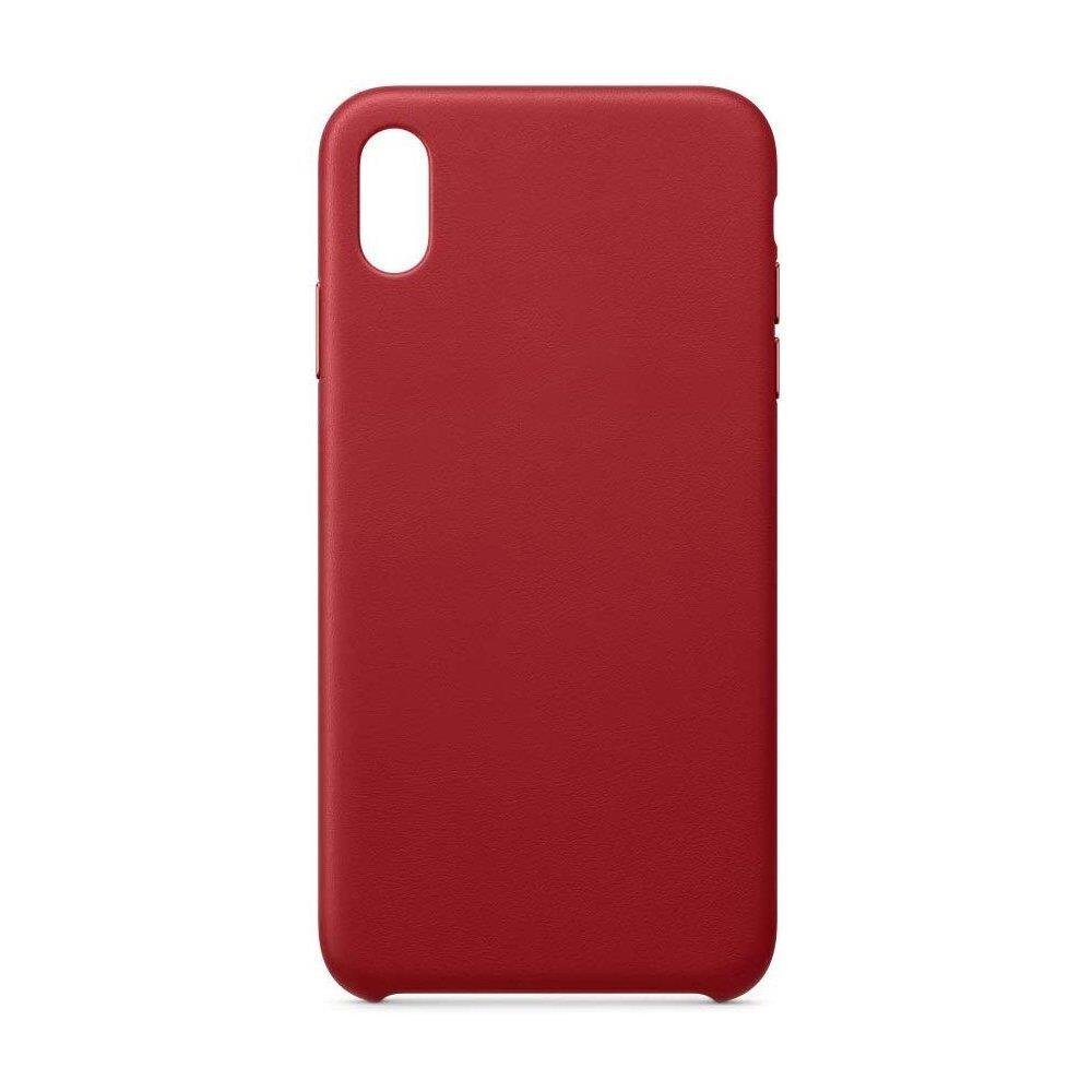 ECO Leather case cover for iPhone 12 mini red (Red) цена и информация | Telefoni kaaned, ümbrised | kaup24.ee