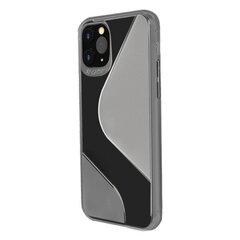 S-Case Flexible Cover TPU Case for iPhone 12 Pro Max black (Black) hind ja info | Telefoni kaaned, ümbrised | kaup24.ee