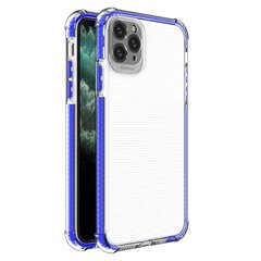 Spring Armor clear TPU gel rugged protective cover with colorful frame for iPhone 11 Pro Max blue (Light blue || Niebieski) hind ja info | Telefoni kaaned, ümbrised | kaup24.ee