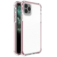 Spring Armor clear TPU gel rugged protective cover with colorful frame for iPhone 11 Pro Max pink (Pink) hind ja info | Telefoni kaaned, ümbrised | kaup24.ee