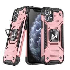 Wozinsky Ring Armor Case Kickstand Tough Rugged Cover for iPhone 11 Pro pink (Pink) цена и информация | Чехлы для телефонов | kaup24.ee