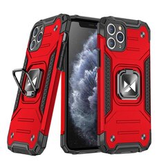 Wozinsky Ring Armor Case Kickstand Tough Rugged Cover for Samsung Galaxy M31s red (Red) цена и информация | Чехлы для телефонов | kaup24.ee