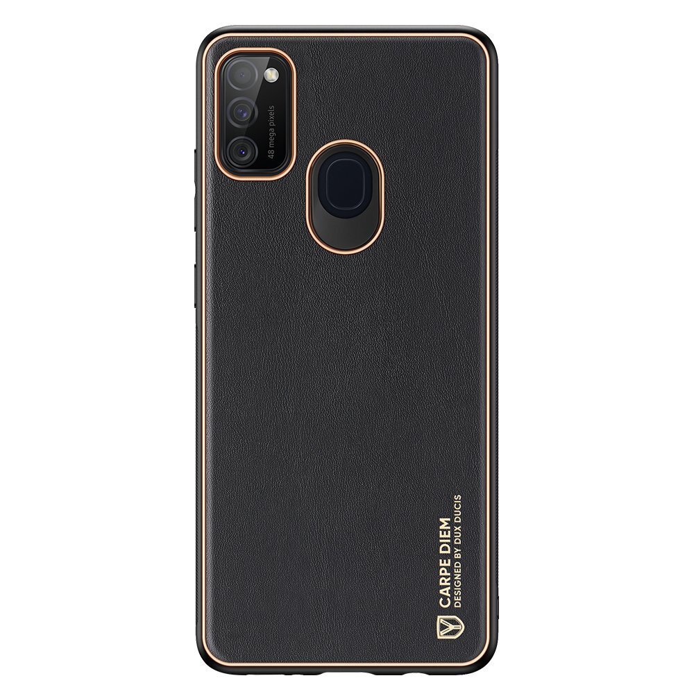 Dux Ducis Yolo elegant case made of soft TPU and PU leather for Samsung Galaxy M30s black (Black) hind ja info | Telefoni kaaned, ümbrised | kaup24.ee