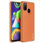 Dux Ducis Yolo elegant case made of soft TPU and PU leather for Samsung Galaxy M30s orange (Orange) hind ja info | Telefoni kaaned, ümbrised | kaup24.ee