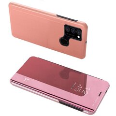 Clear View Case cover for Samsung Galaxy A12 / Galaxy M12 pink (Pink) hind ja info | Telefoni kaaned, ümbrised | kaup24.ee