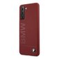 Case BMW BMHCS21MSLBLRE S21 + G996 red / red hardcase Silicone Signature Logo hind ja info | Telefoni kaaned, ümbrised | kaup24.ee