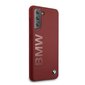 Case BMW BMHCS21MSLBLRE S21 + G996 red / red hardcase Silicone Signature Logo hind ja info | Telefoni kaaned, ümbrised | kaup24.ee