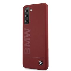 Case BMW BMHCS21SSLBLRE S21 G991 red / red hardcase Silicone Signature Logo цена и информация | Чехлы для телефонов | kaup24.ee