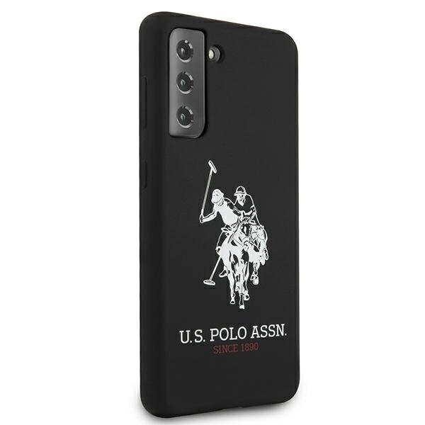 US Polo USHCS21SSLHRBK S21 G991 black / black Silicone Logo цена и информация | Telefoni kaaned, ümbrised | kaup24.ee