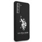 US Polo USHCS21SSLHRBK S21 G991 black / black Silicone Logo hind ja info | Telefoni kaaned, ümbrised | kaup24.ee
