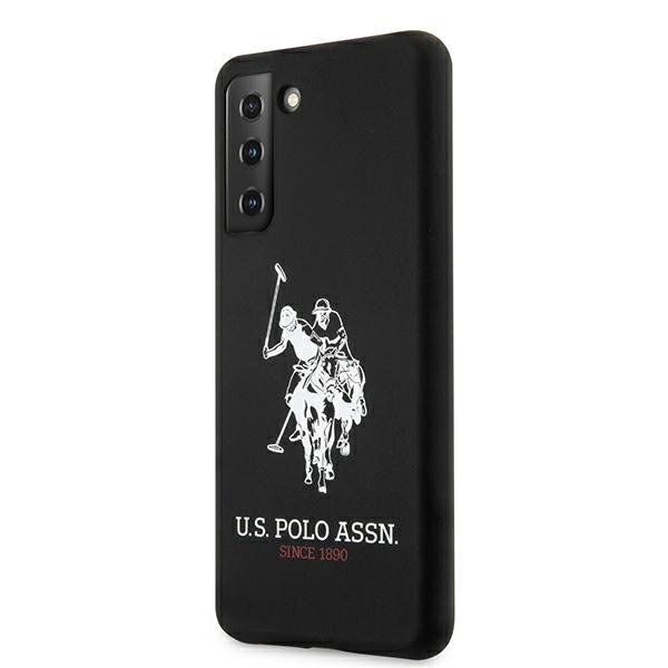 US Polo USHCS21SSLHRBK S21 G991 black / black Silicone Logo цена и информация | Telefoni kaaned, ümbrised | kaup24.ee