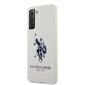 US Polo USHCS21SSLHRWH S21 G991 white / white Silicone Logo цена и информация | Telefoni kaaned, ümbrised | kaup24.ee